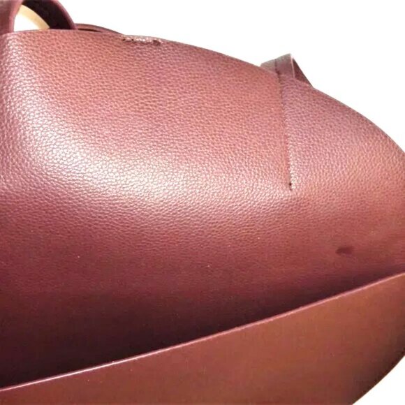 PRS1 - ROUND LEATHER Handbag Shopping Bag by TSC Makeup Bag Beach Bag Diaper - Picture 6 of 8